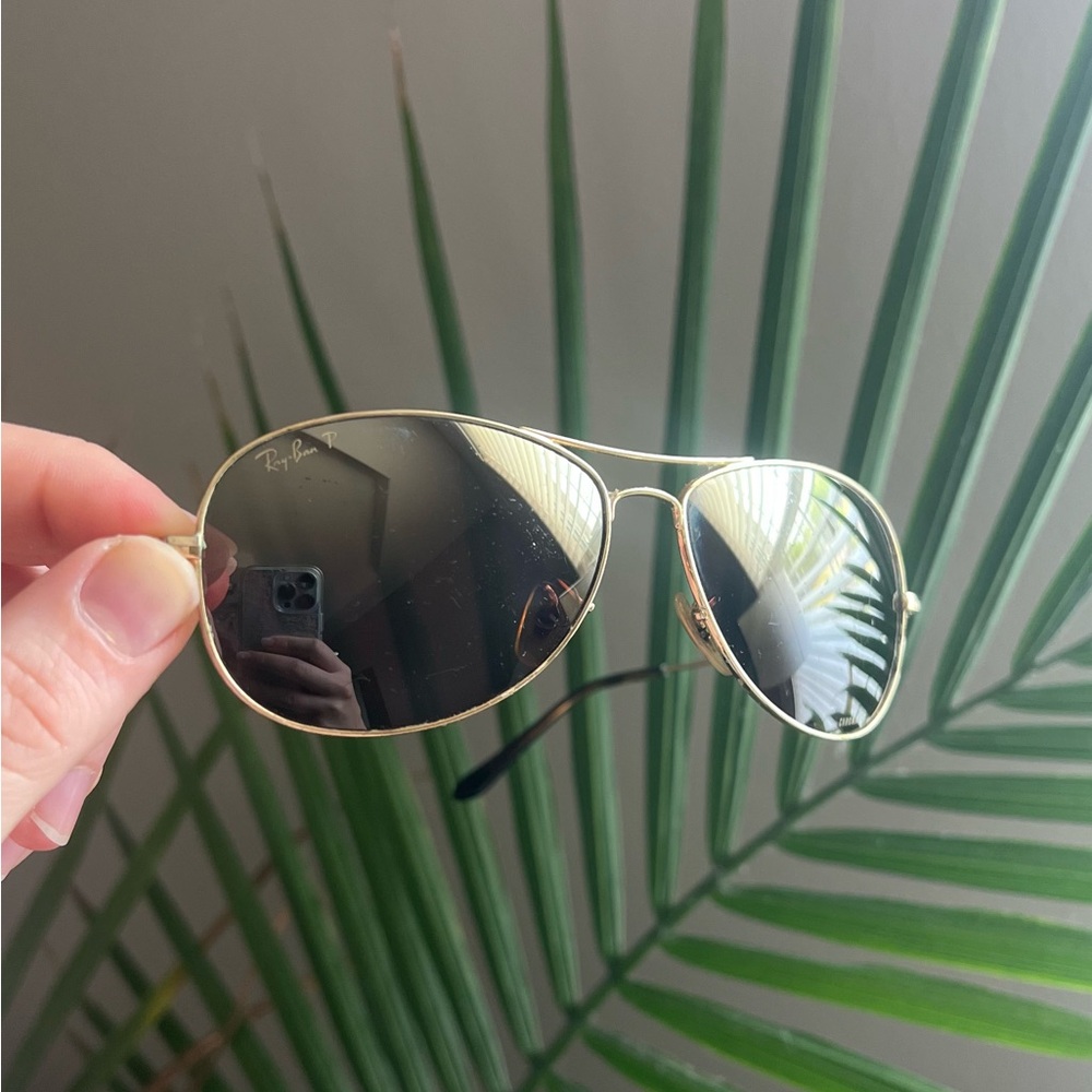 Ray-ban Polarized Chromance Aviators, 55mm